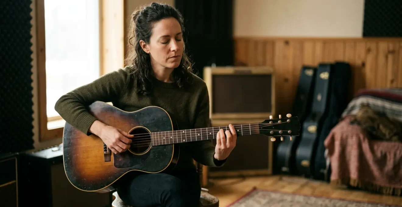 Musician performing with precise timing and rhythm control