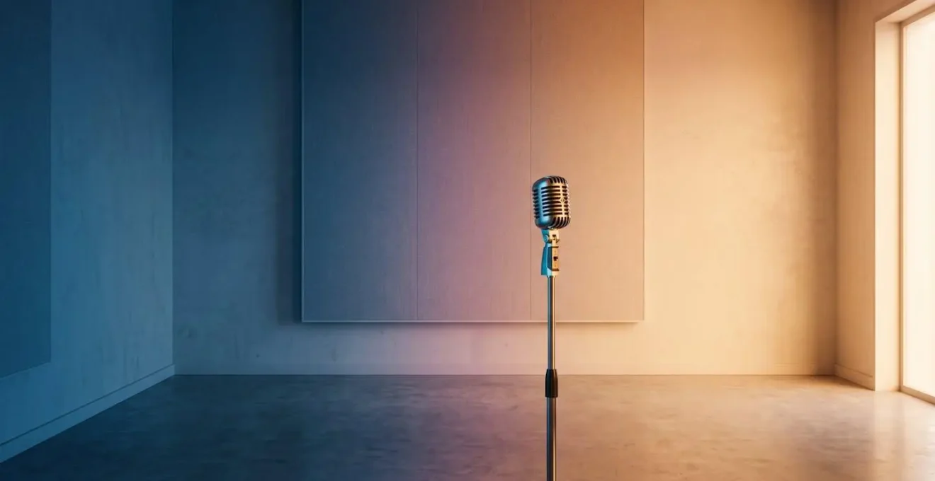 Abstract representation of musical modes creating emotional atmosphere through light and color