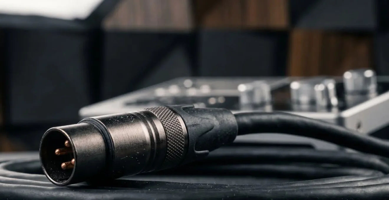 Close-up view of meticulously organized audio recording workflow and file structure